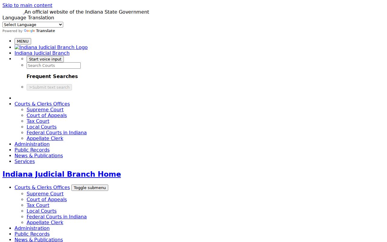 Bartholomew County docket search tips for MyCase