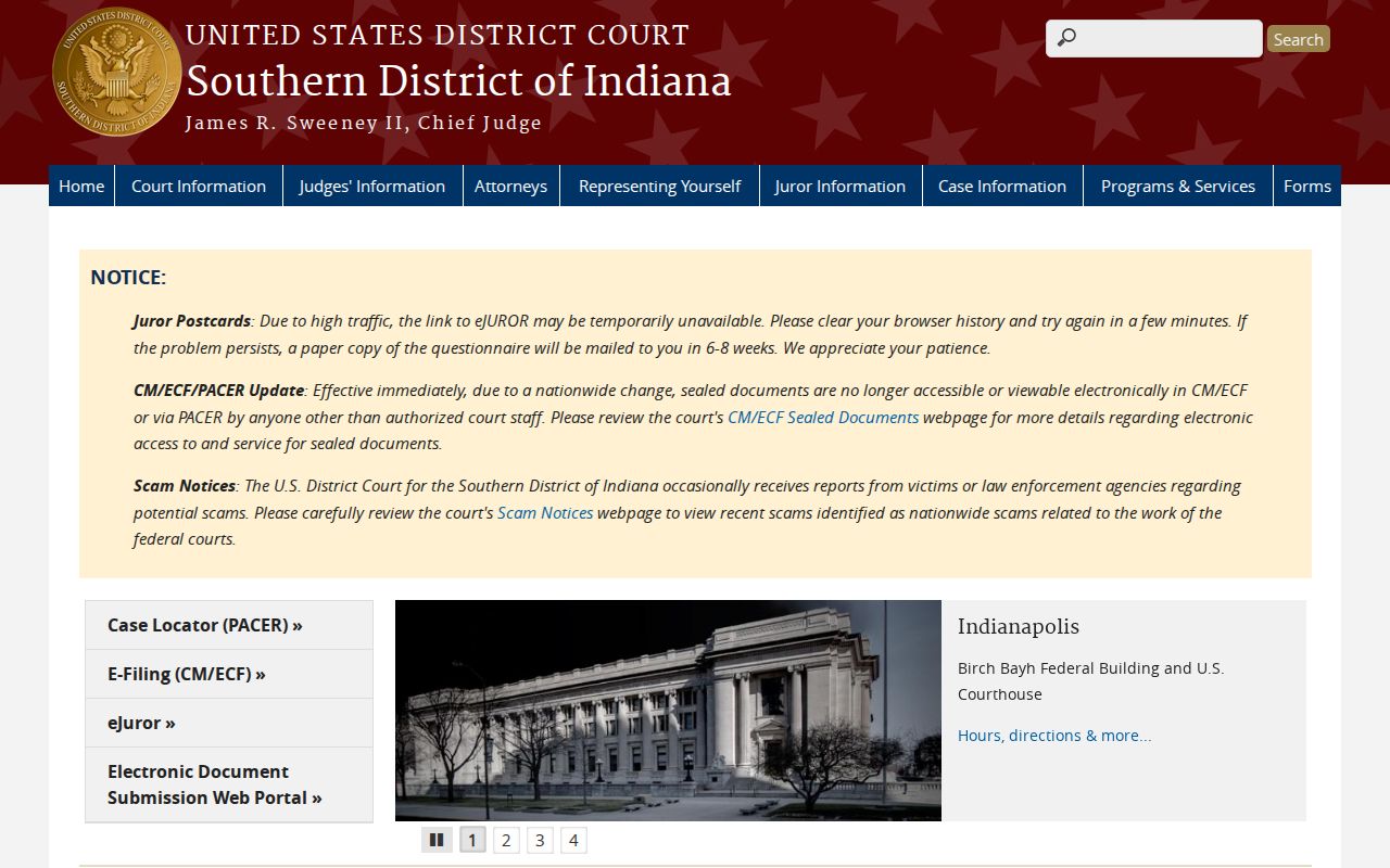 Southern District source for federal Clifford court records